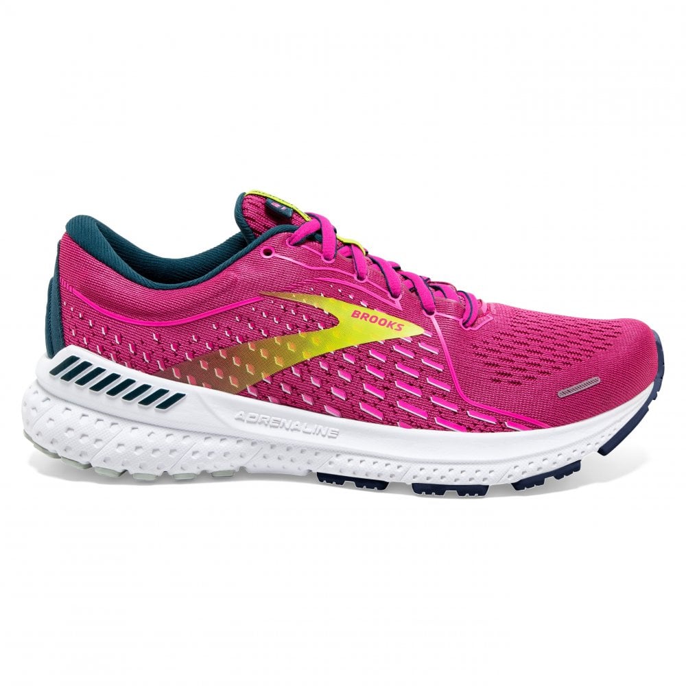 Brooks Womens Adrenaline GTS21 Pink Running Shoes | BMC Sports