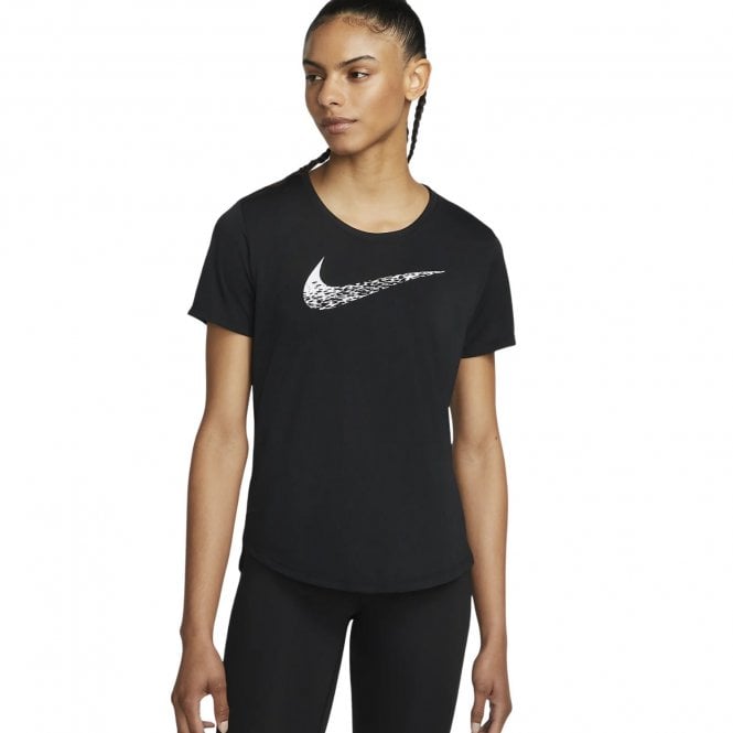 Nike Womens Swoosh Run Short-Sleeve Running Top Black | BMC Sports Ireland